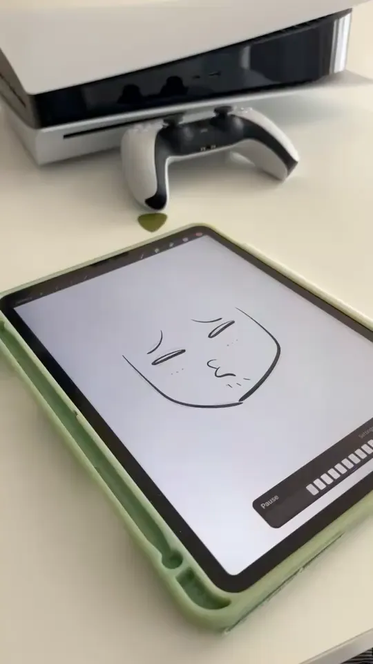 A face, in a few strokes